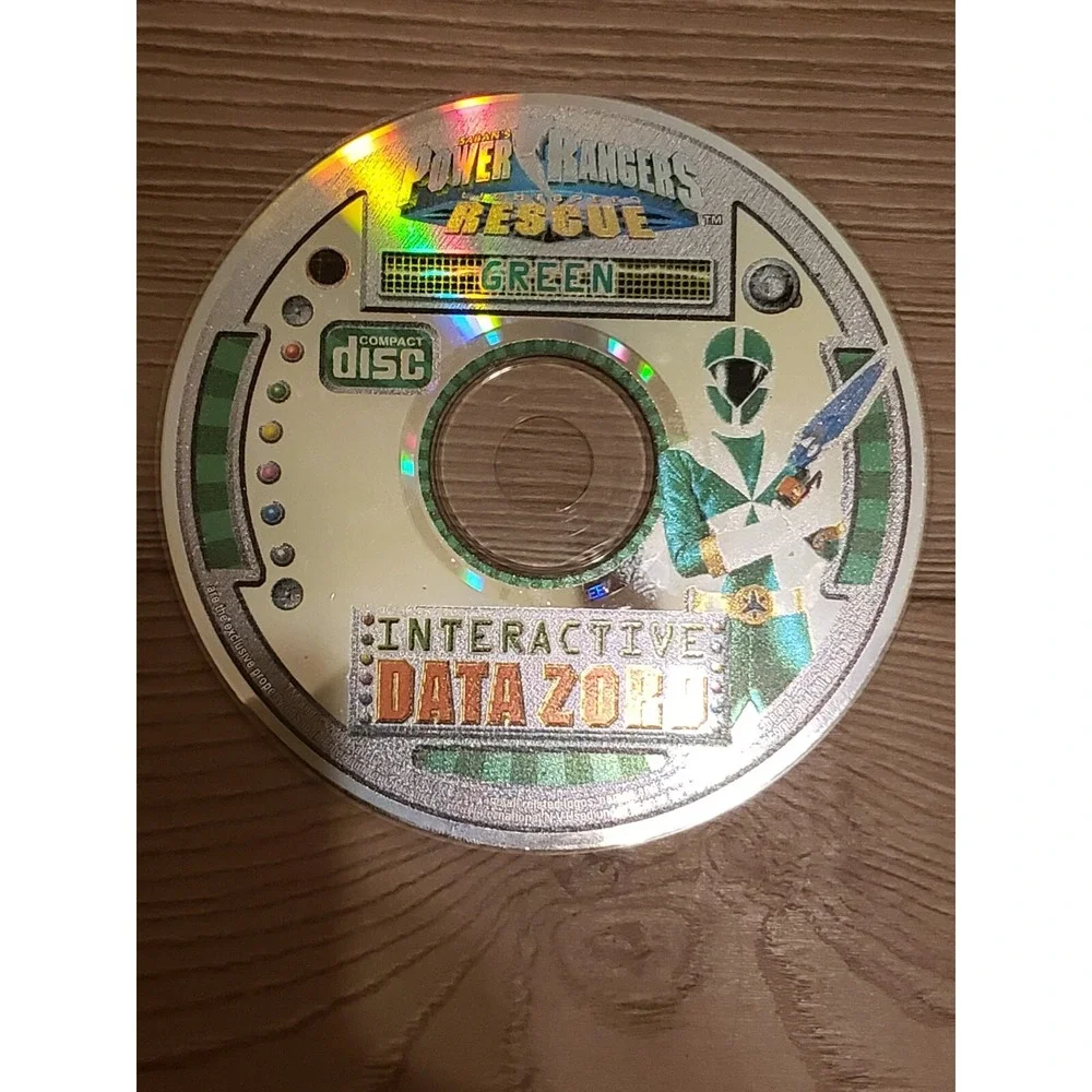 Power Rangers Lightspeed Rescue Interactive Data Zord Green PC Game Tested Works